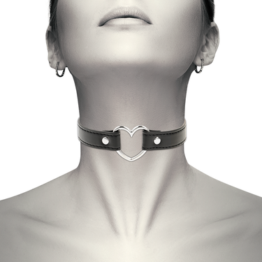 Collana fetish in pelle vegana regolabile - Eleganza e sicurezza